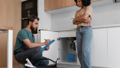 Professional plumbers