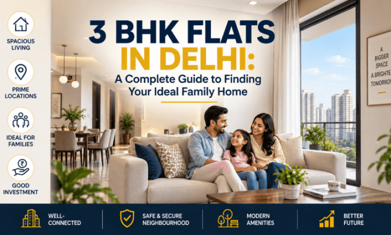 3 BHK Flats in Delhi: A Complete Guide to Finding Your Ideal Family Home