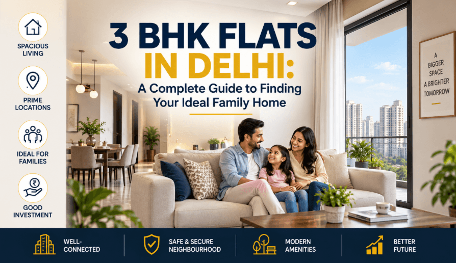 3 BHK Flats in Delhi: A Complete Guide to Finding Your Ideal Family Home